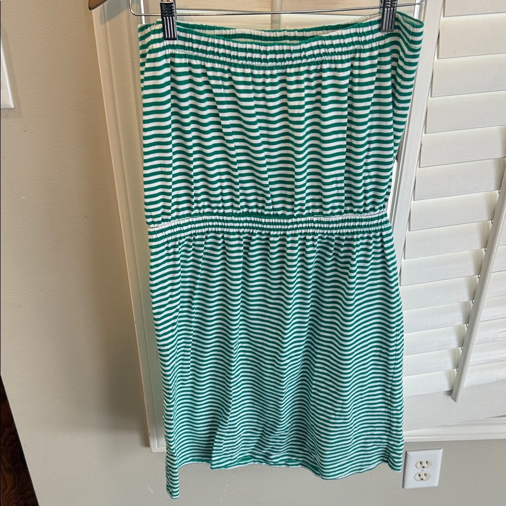 GAP Strapless Dress in Green and White - Picture 7 of 7